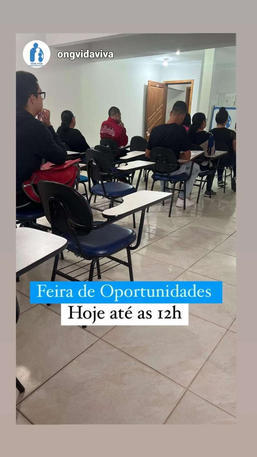 Parceria com a Ong Viva a Vida